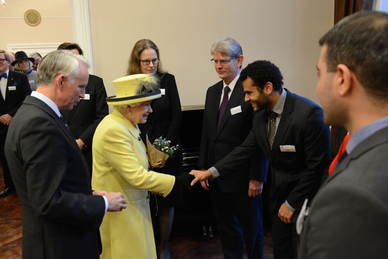 Encontro com a Rainha Elizabeth II, em Londres